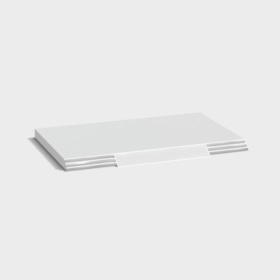 Minimalist Shelf 3D model for Modern Spaces