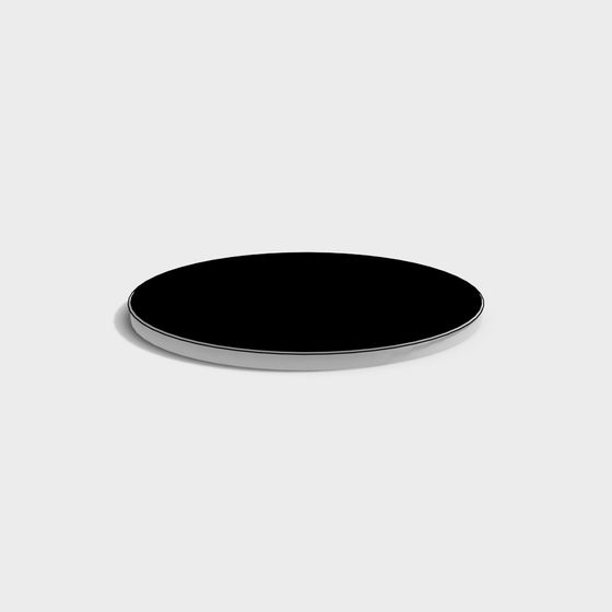 Elegant Minimalist Disk 3D model for Creative Projects