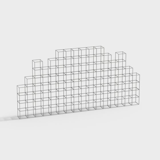 Pixel Staircase 3D model for Designers and Developers