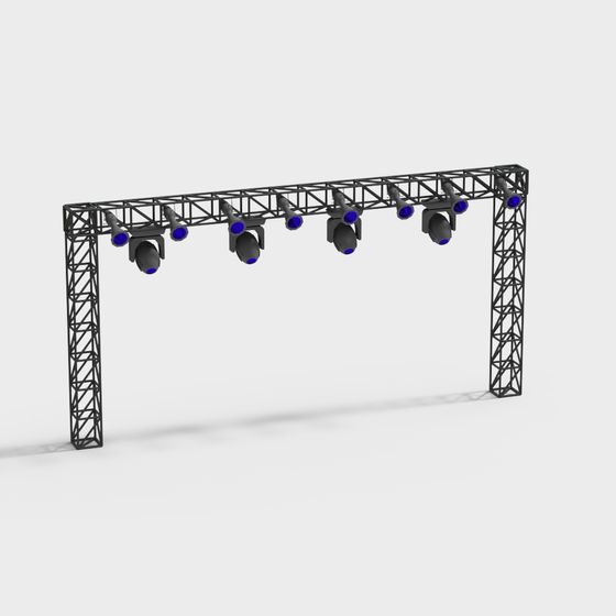 Stage Lighting Rig 3D model for Creative Projects