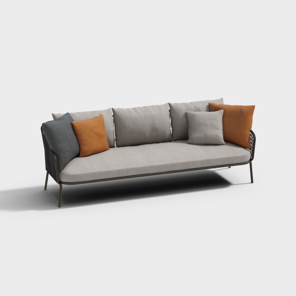 Outdoor multi-person sofa