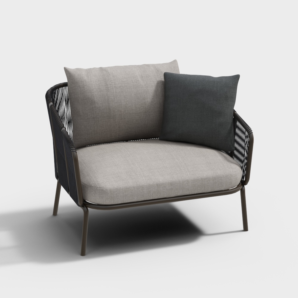 Canapé simple d'extérieur