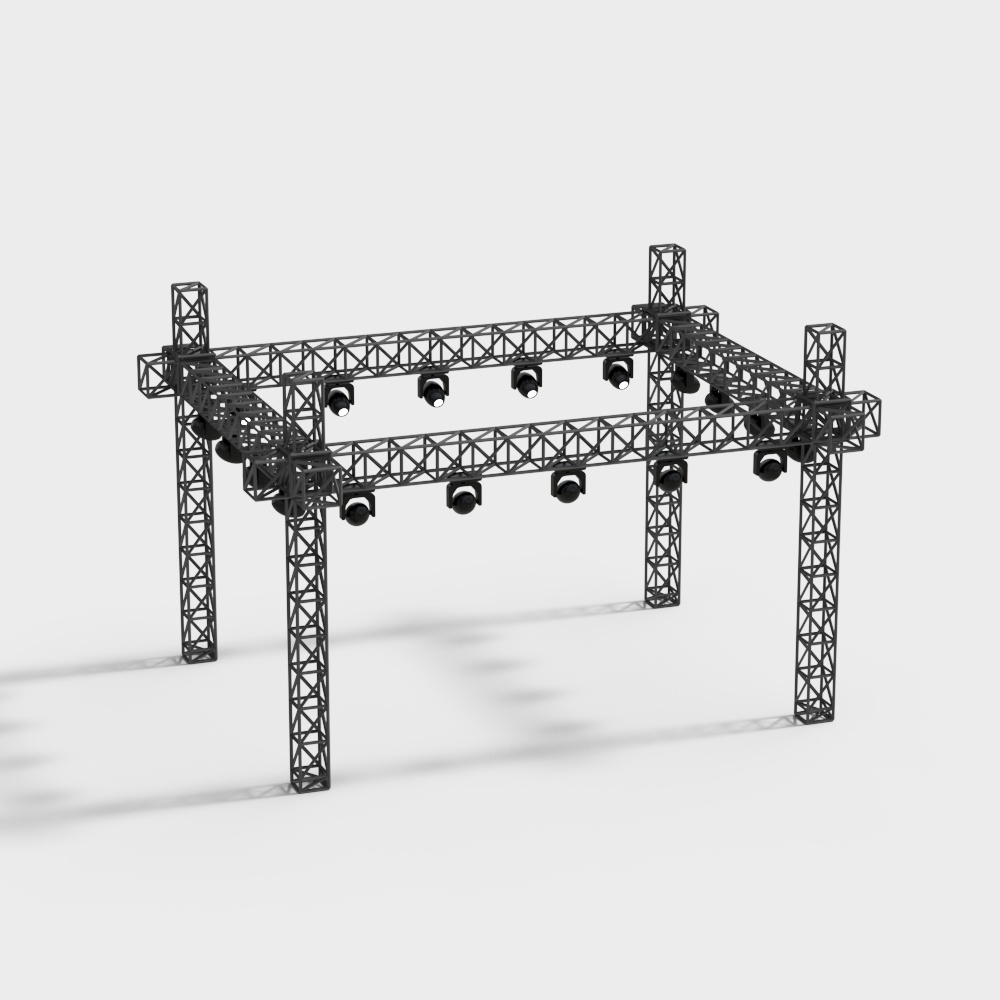 Stage Lighting Truss 3D model