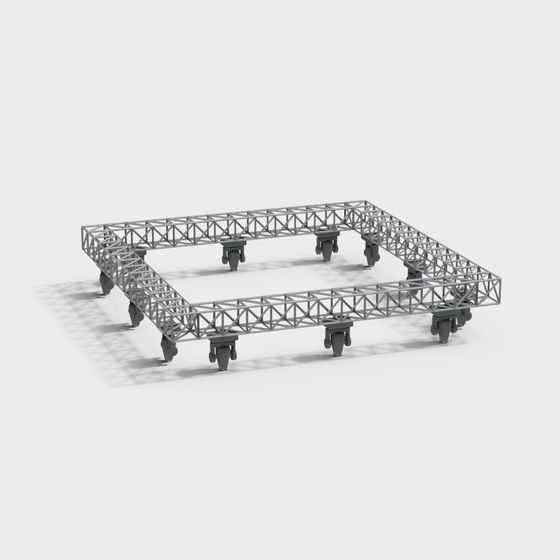 Low-Poly Mobile Platform 3D model