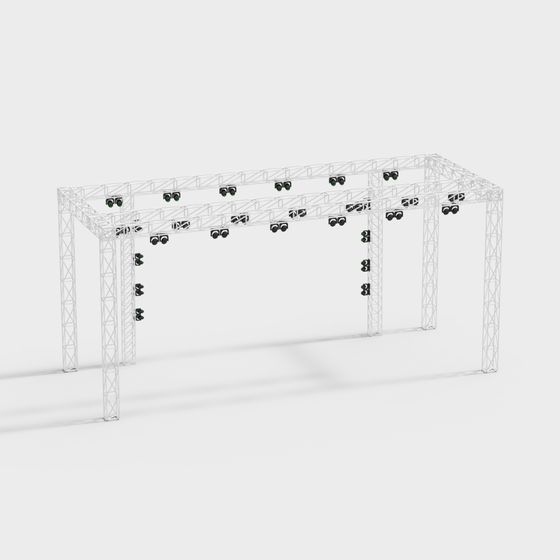 Stage Lighting Truss 3D model