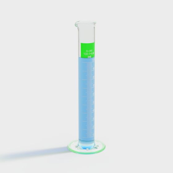 Low Poly Beaker 3D model for Scientific Experiments