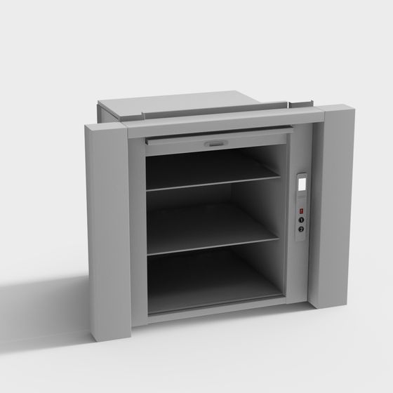 Stylish Safe Deposit Box 3D model for Modern Spaces