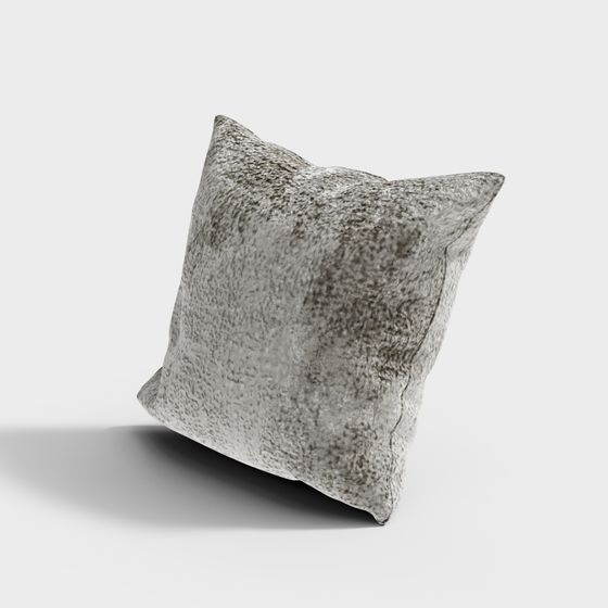 Cozy Fur Pillow 3D model
