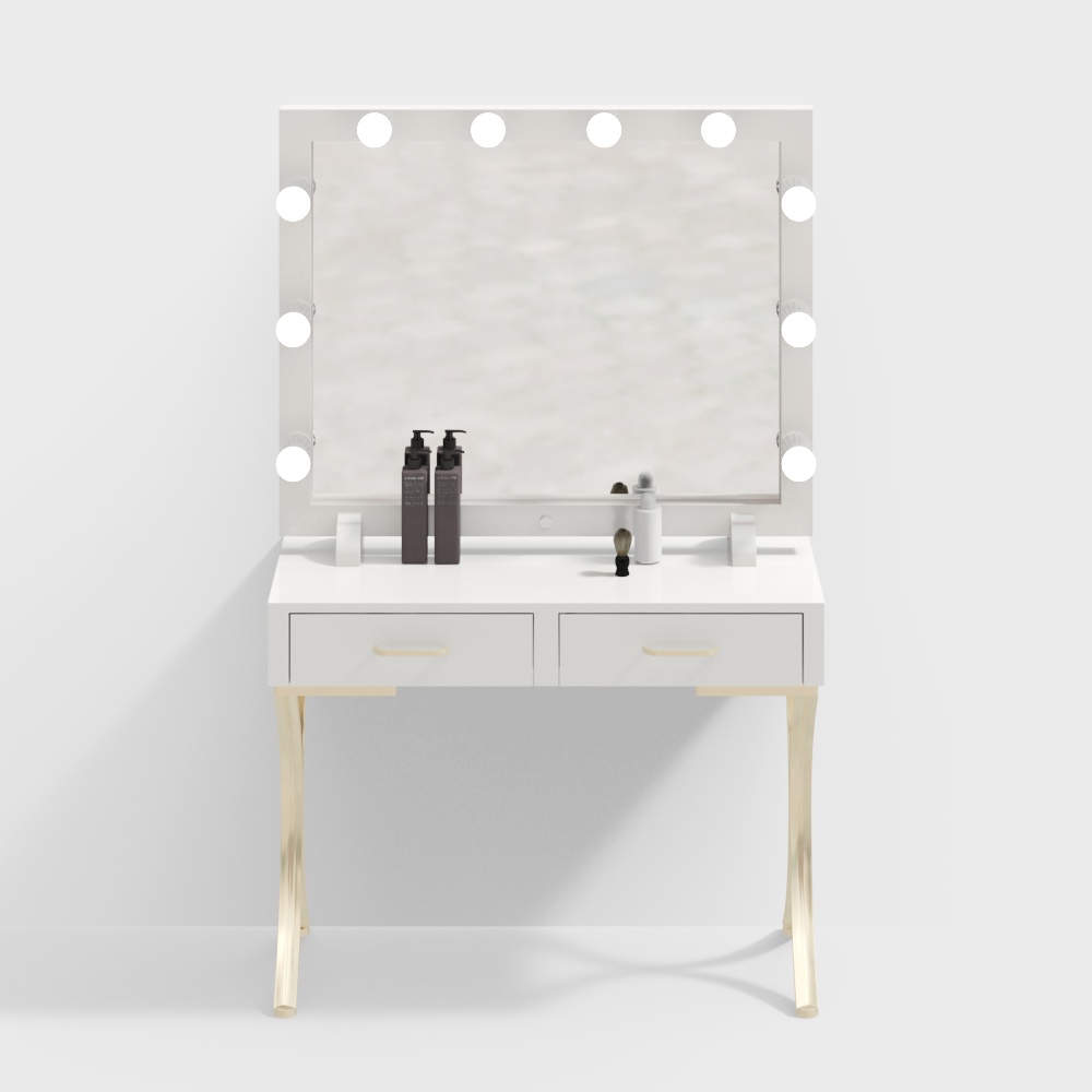 Powder room dressing table