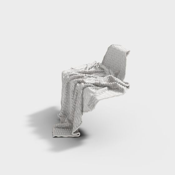 Woven Chair 3D model for Various Creative Spaces