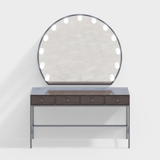 Stylish Dressing Table 3D model for Modern Interiors