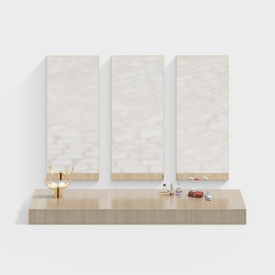 파우더 룸 벽걸이 드레싱 테이블