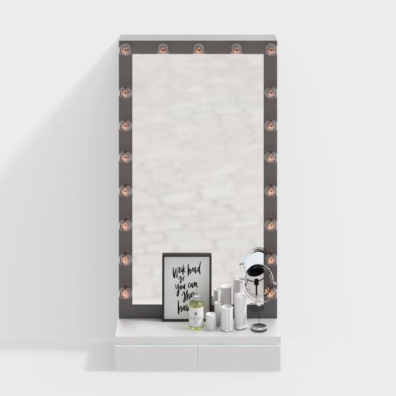 โต๊ะเครื่องแป้งติดผนังห้องน้ำ