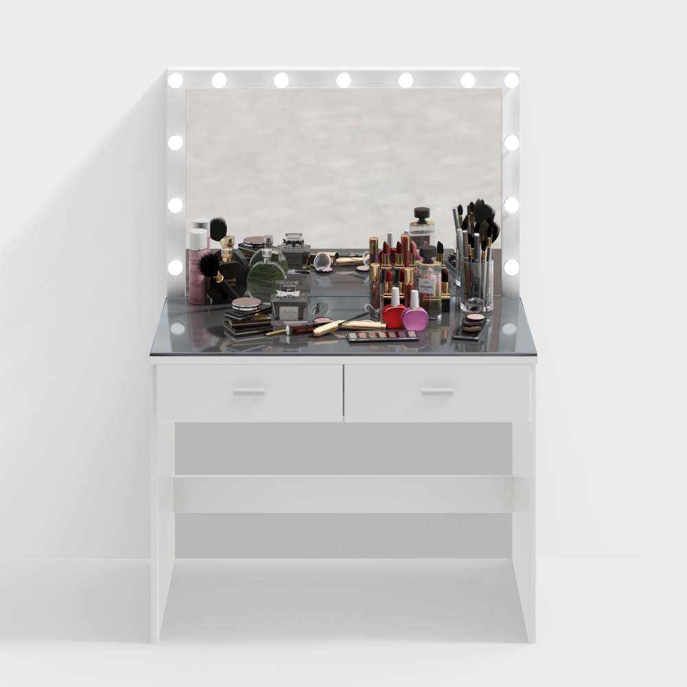 Powder room dressing table