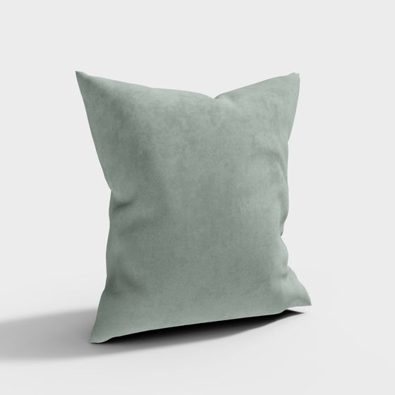 яркая зеленая подушка