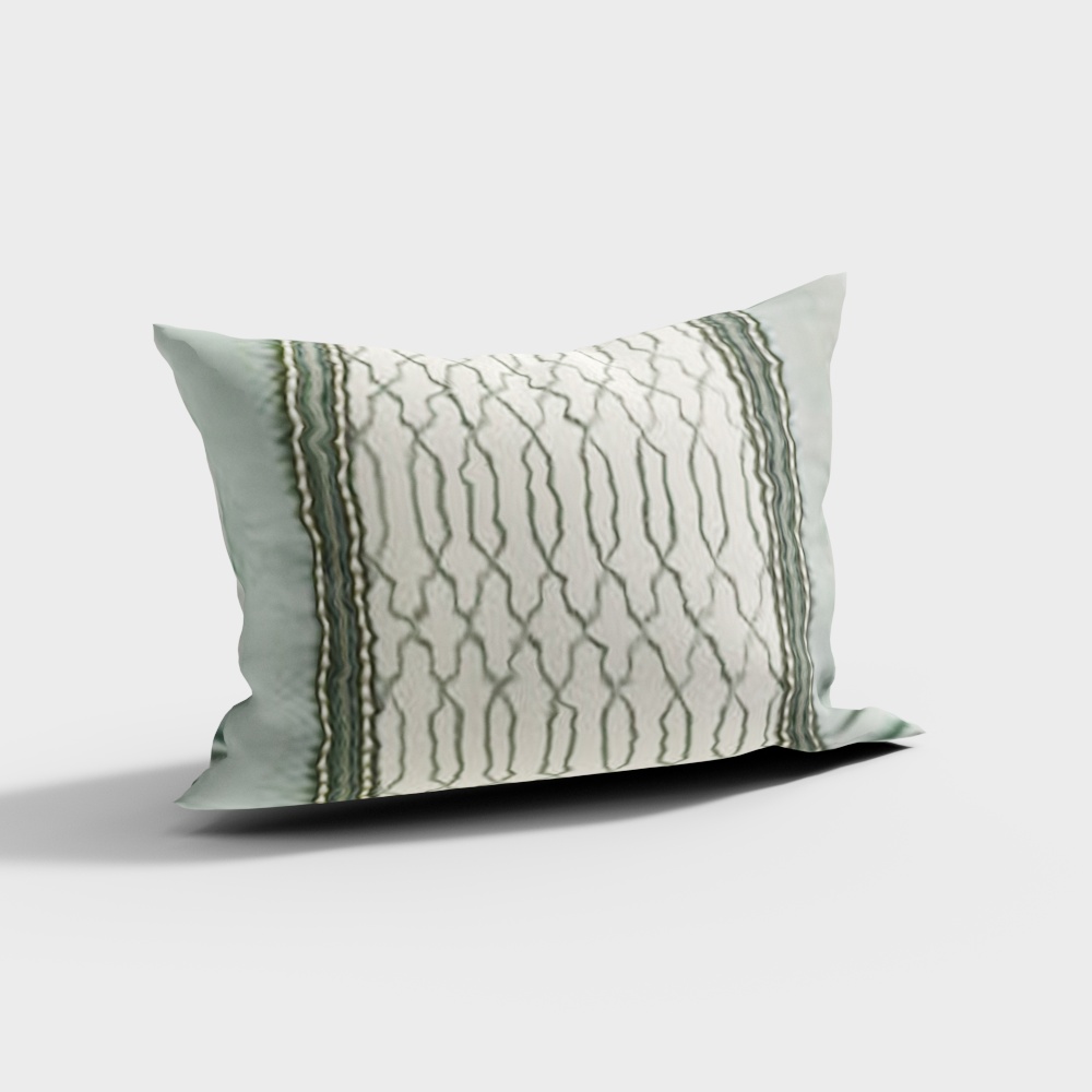 grüner Pattan-Kissen