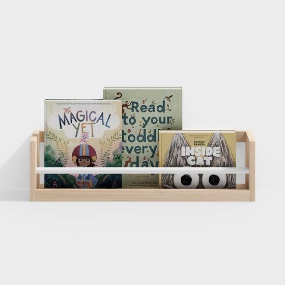 Storytime Bookshelf 3D model