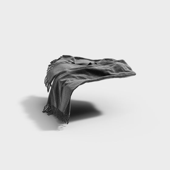 Tassel Blanket 3D Model