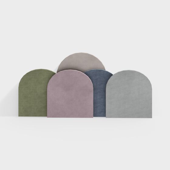 Arched Decorative Panel 3D model