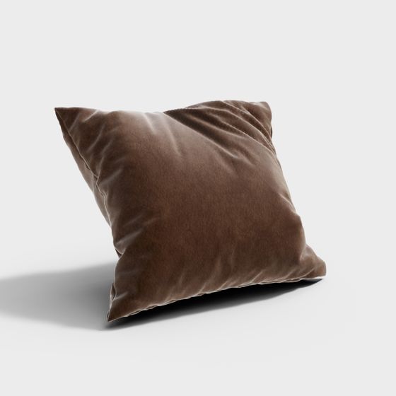 Cozy Velvet Pillow 3D model