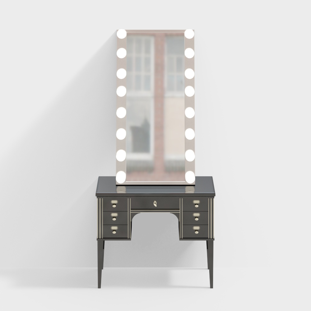 solid wood dressing table