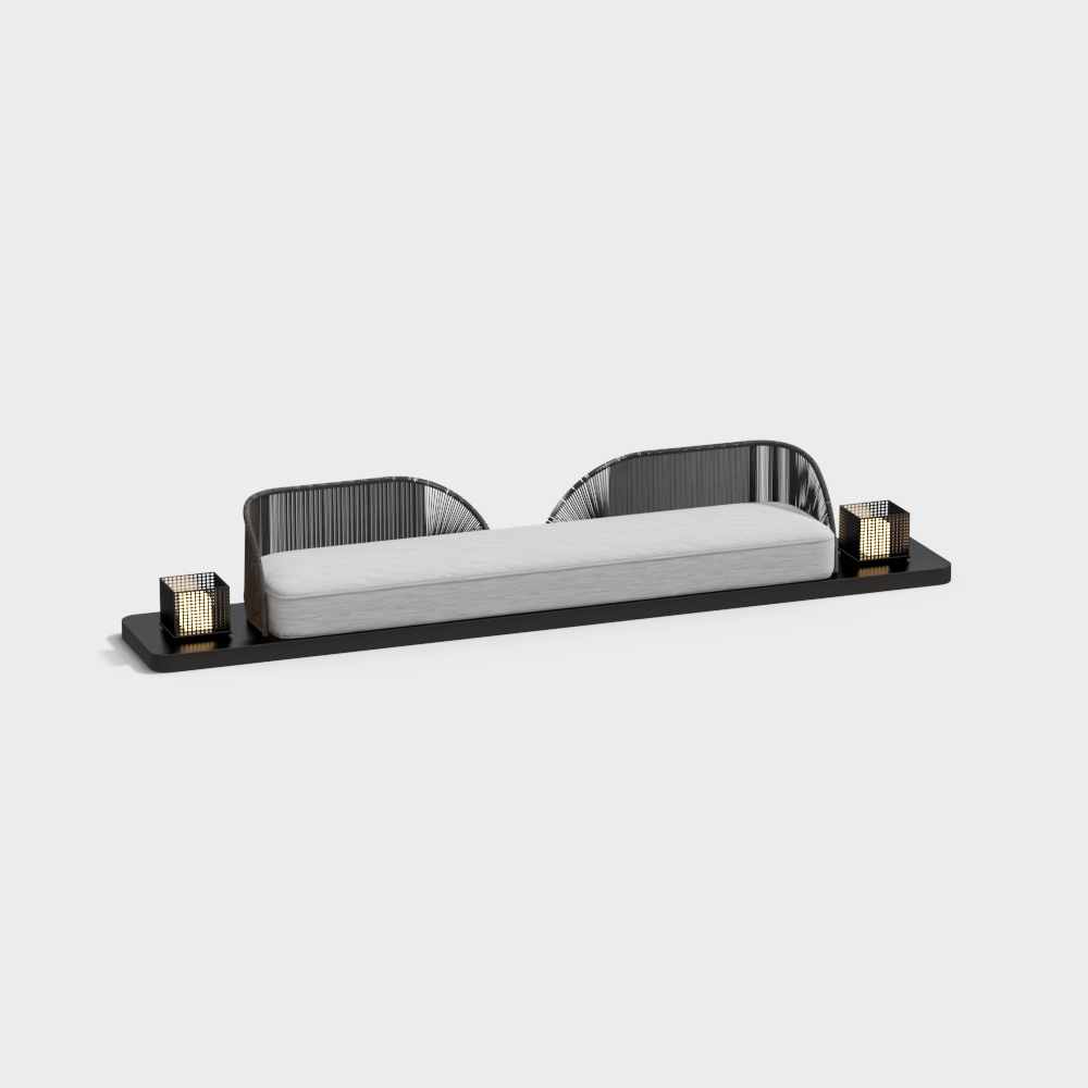 Outdoor multi-person sofa