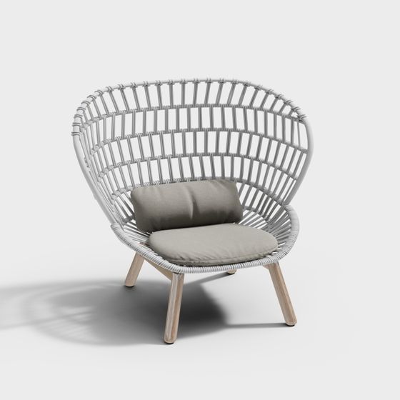 Cozy Nest Chair 3D model