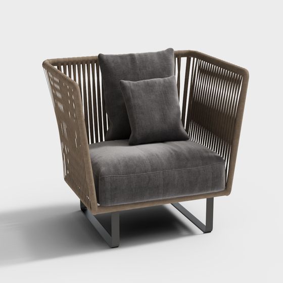 Canapé simple d'extérieur