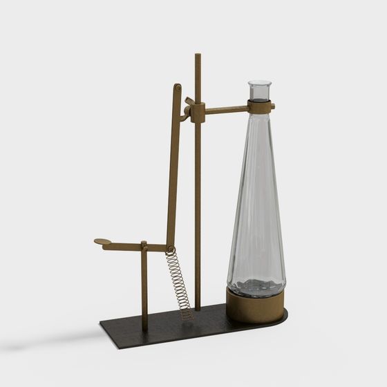 Unique Low-Poly Laboratory Table 3D model