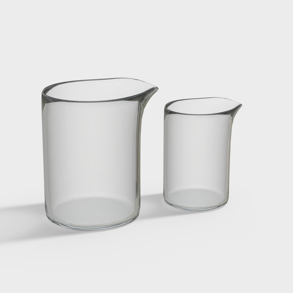 Laboratory glass volumetric cup