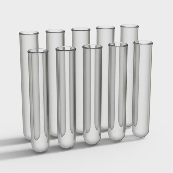 Exquisite Test Tube Collection 3D model