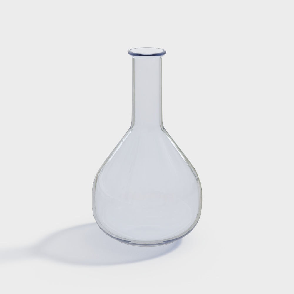 Laboratory glass volumetric flask