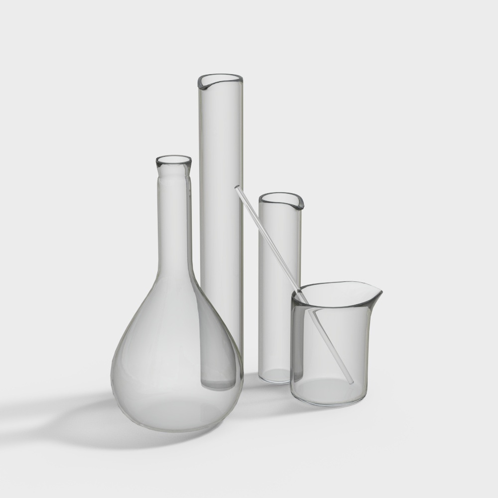 Laboratory glass volumetric flask