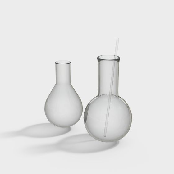 Elegant 3D Beaker Model for Creative Projects