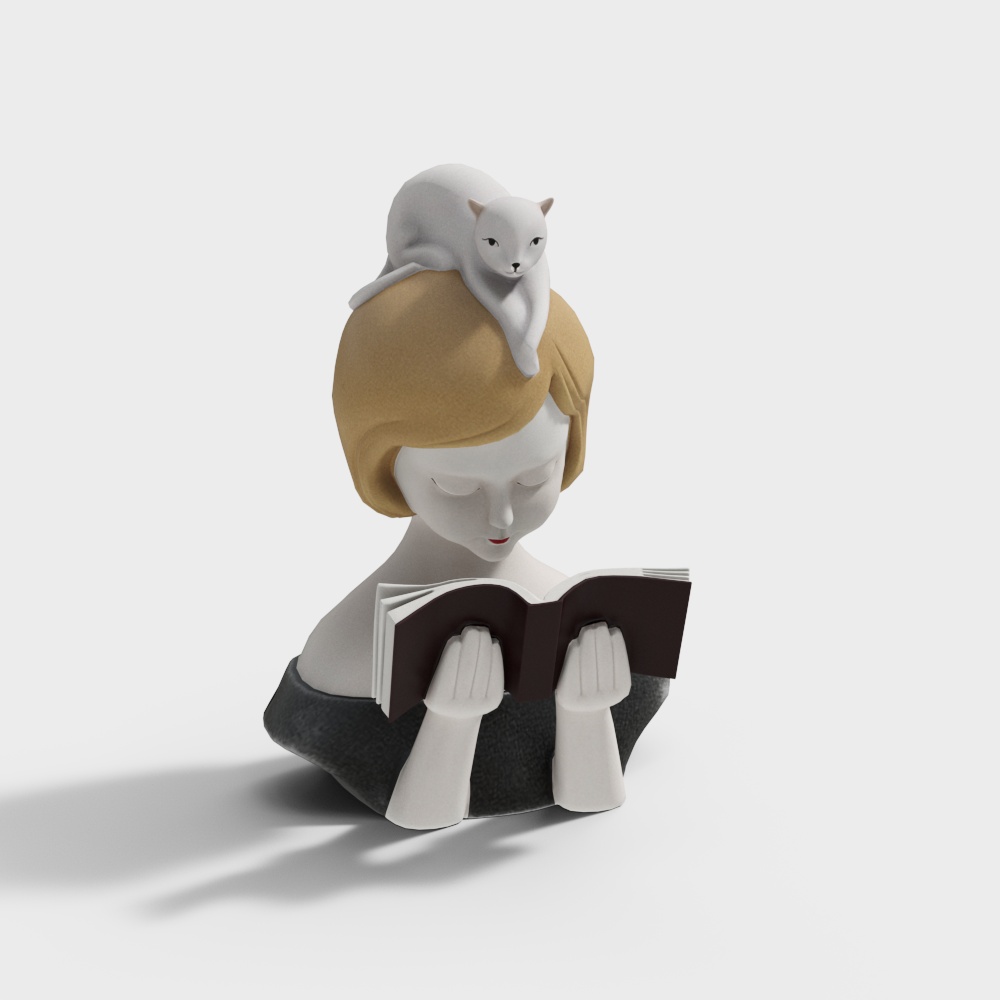 Reading Time 3D Model