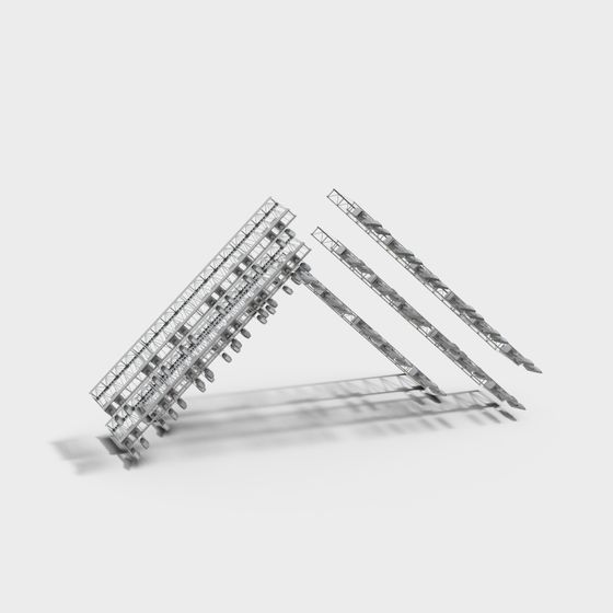Industrial Truss 3D model for Creative Projects