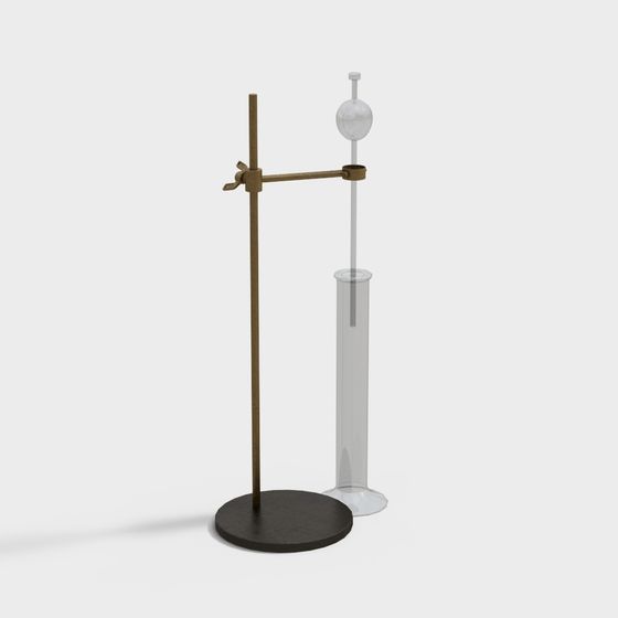 Unique Low Poly Laboratory Stand 3D model