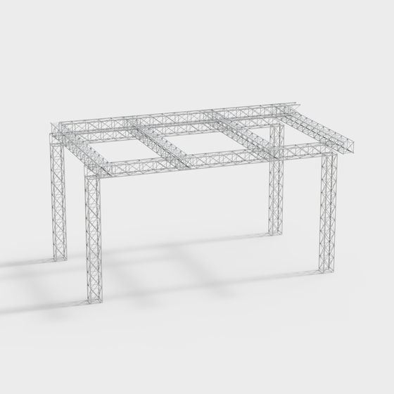 Industrial Metal Frame 3D model