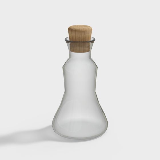 Vintage Flask 3D model