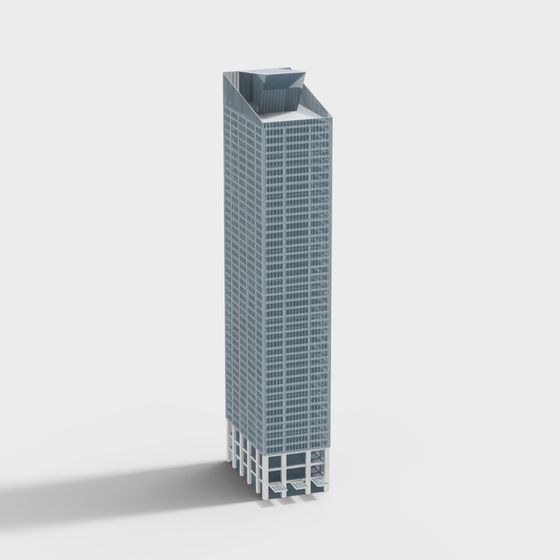 Stunning Skyscraper 3D model for Modern Urban Landscapes