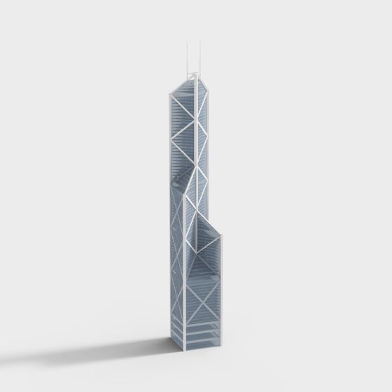 City of Light Skyscraper 3D model