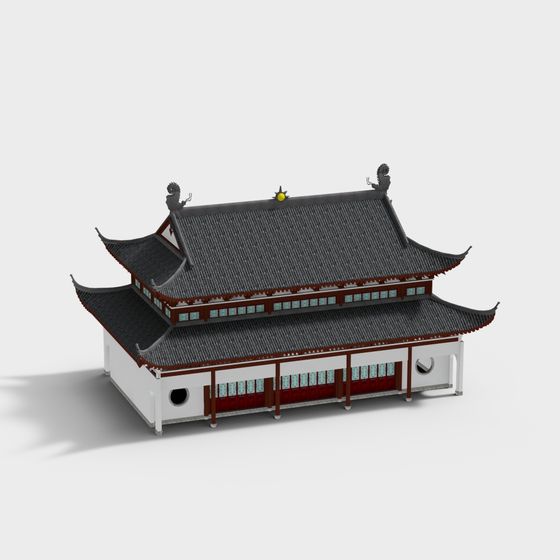 Ancient Charm Architecture 3D model