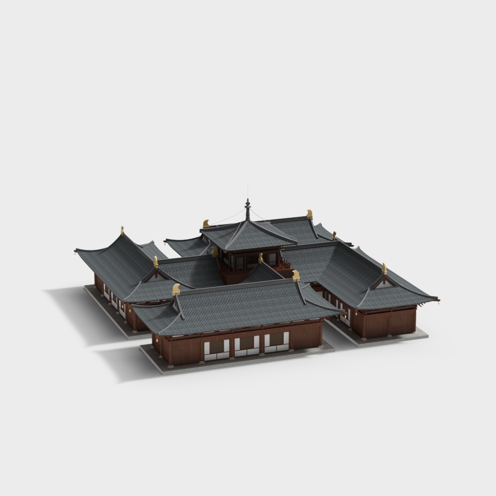 Traditional Chinese Courtyard 3D model