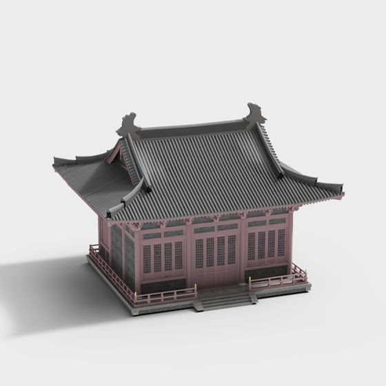 Ancient Style Pavilion 3D model
