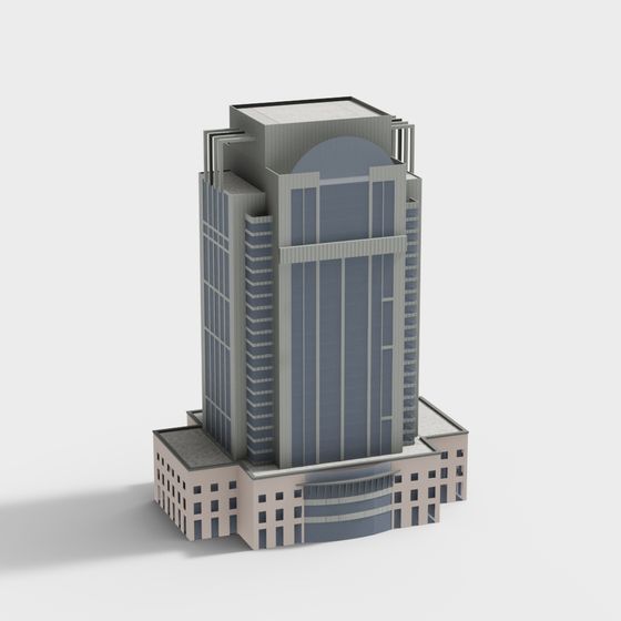 City Light 3D model - Modern Urban Architecture