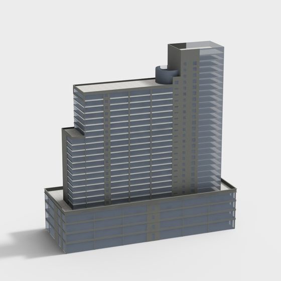 Urban Skyscraper 3D Model