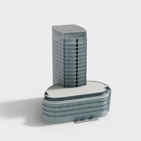 Urban Light Skyscraper 3D model
