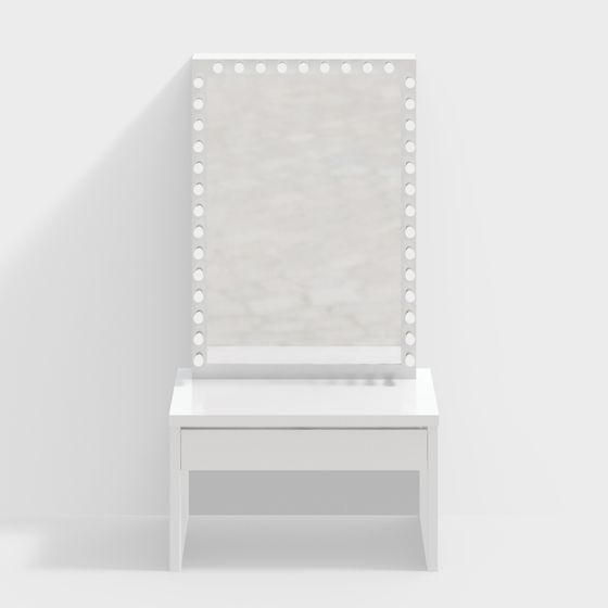 Modern Minimalist Dressing Table 3D model