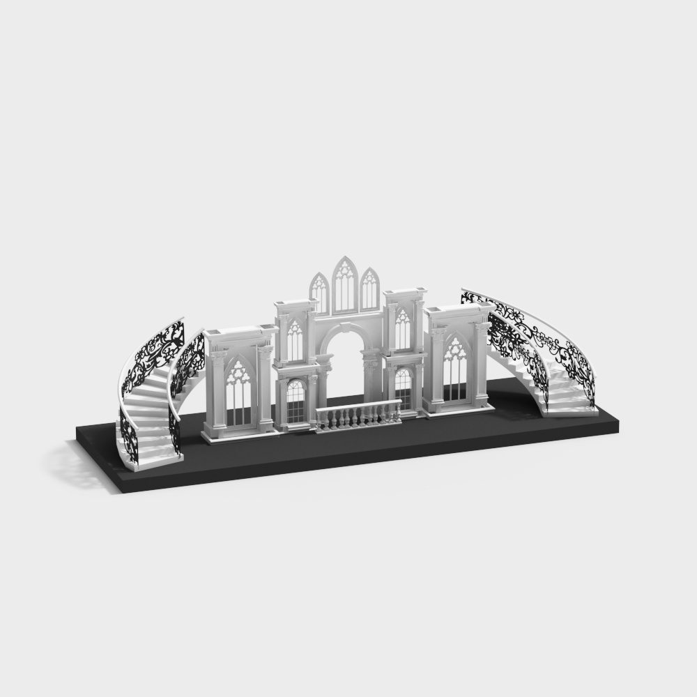 Phông nền cưới hiện đại trong nhà