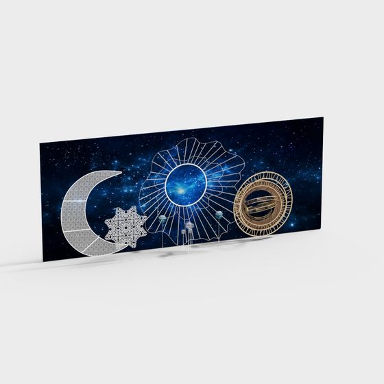 Phông nền cưới hiện đại trong nhà